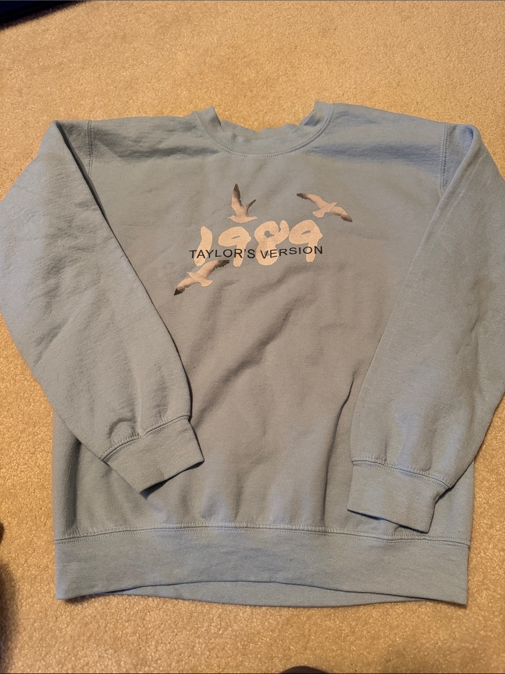 Taylor's Version Light Blue Crewneck Sweatshirt